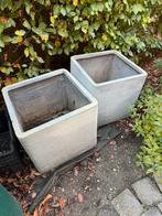 2 stenen bloembakken, Enlèvement, Comme neuf