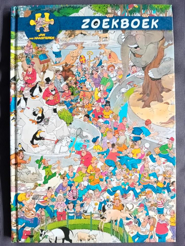 Jan van Haasteren - Jan van Haasteren zoekboek, Boeken, Kinderboeken | Jeugd | onder 10 jaar, Zo goed als nieuw, Ophalen of Verzenden