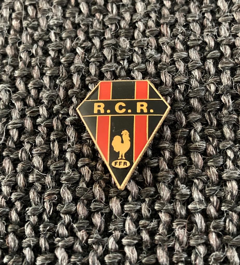 PIN - FFR - RCR - RUGBY - COQ - HAAN, Envoi, Utilisé, Sport, Insigne ou Pin's