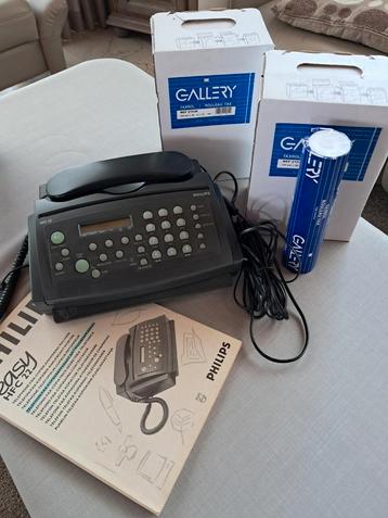 Telefoon en fax en 13 faxrollen, Telecommunicatie, Ophalen, Gebruikt, Fax