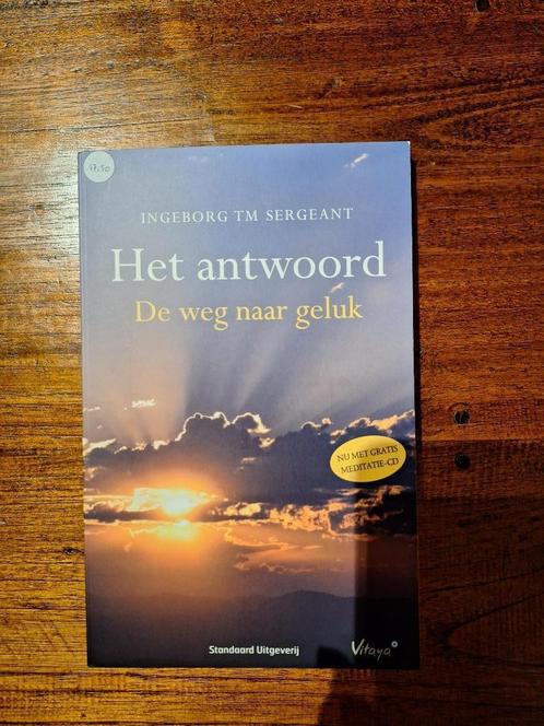 Boek Ingeborg Sergeant, Het antwoord. De weg naar geluk, Boeken, Esoterie en Spiritualiteit, Nieuw, Overige typen, Ophalen of Verzenden