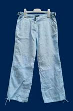 ✨️ARMANI JEANS Linnen lichtblauwe zomer broek  - Maat 38✨️, Kleding | Dames, Broeken en Pantalons, Blauw, Ophalen of Verzenden