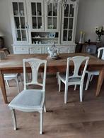 4 antieke stoelen, Huis en Inrichting, Stoelen, Ophalen, Gebruikt