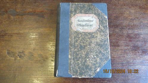 CONSTRUCTIONS METALLIQUES par H.J.JACQUEMAIN en 1921, Antiquités & Art, Antiquités | Livres & Manuscrits, Enlèvement ou Envoi