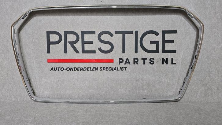 Grill Rand Chrome Audi A6 C7 4G Facelift S-LINE S6 2014-2018, Auto-onderdelen, Carrosserie, Bumper, Voor, Gebruikt, Ophalen of Verzenden