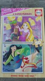 puzzel 2x50stuks disney prinses, Kinderen en Baby's, Speelgoed | Kinderpuzzels, Ophalen, 2 tot 4 jaar, 10 tot 50 stukjes, Zo goed als nieuw