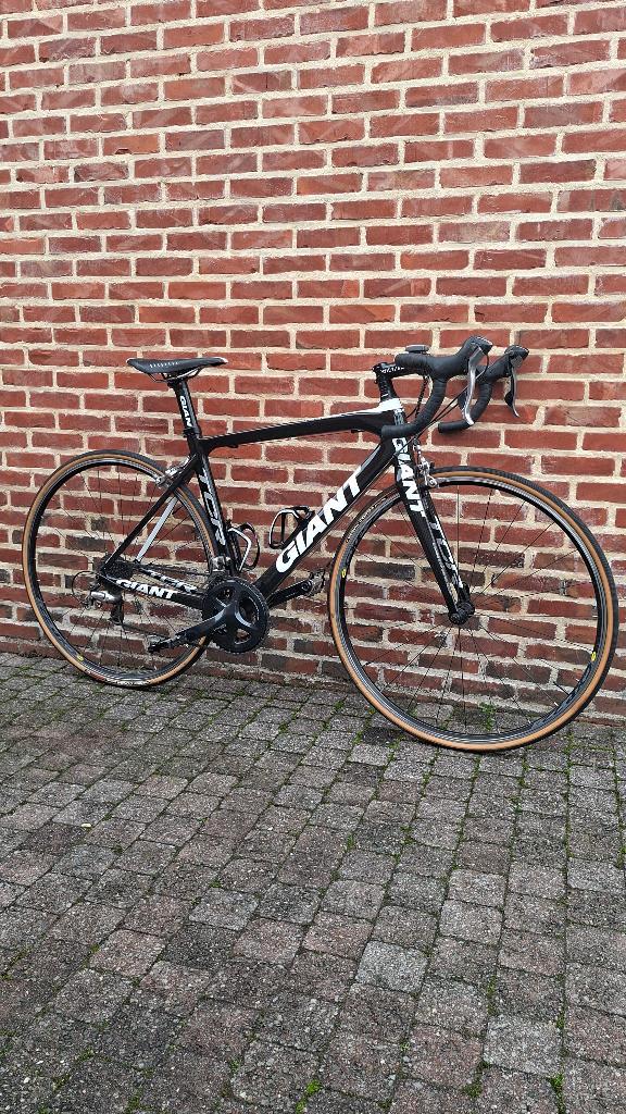 Giant tcr advanced racefiets, Fietsen en Brommers, Fietsen | Racefietsen, Gebruikt, Heren, Giant, Carbon, 53 tot 57 cm, Ophalen