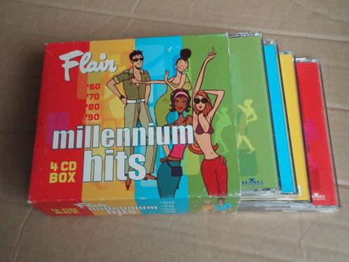 4CD Flair Millennium Hits BLUE BLOT/SCOOTER/BONEY M/CLOUT .., CD & DVD, CD | Compilations, Dance, Enlèvement ou Envoi