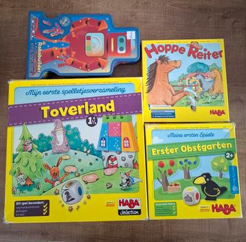 4 gezelschapsspellen voor kinderen beschikbaar voor biedingen