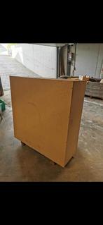 Grote houten box 120x120x40, Ophalen, Gebruikt