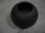 Hardhouten pot, zwart, Ophalen of Verzenden