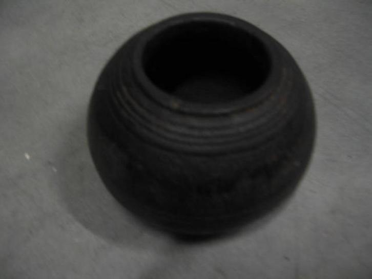 Hardhouten pot, zwart, Antiek en Kunst, Curiosa en Brocante, Ophalen of Verzenden