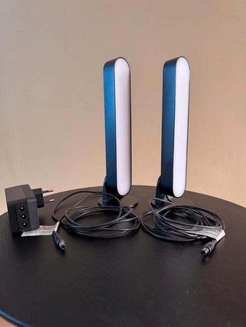Philips Hue Play Lichtbalken (zwart) + Hue Bridge, Huis en Inrichting, Lampen | Overige, Zo goed als nieuw, Ophalen of Verzenden