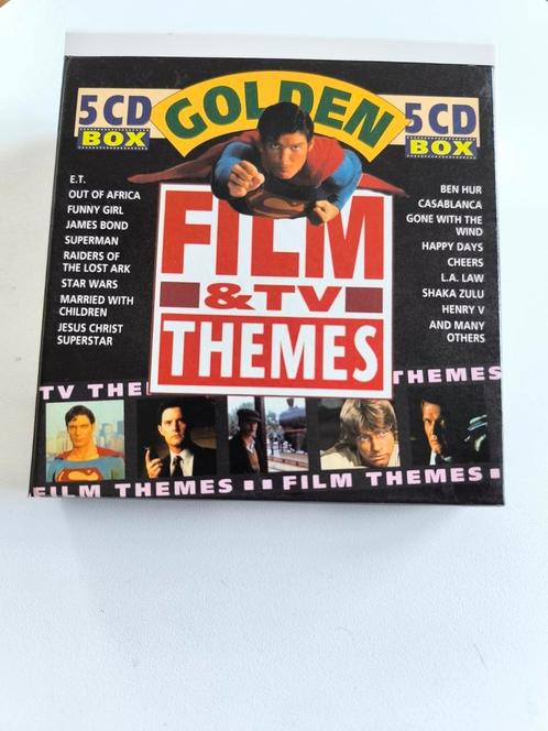 Golden 5 cd box film & tv themes - Silver music-3830162-film, Cd's en Dvd's, Cd's | Verzamelalbums, Zo goed als nieuw, Ophalen of Verzenden