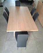 Eetkamerset met stoelen, Huis en Inrichting, Ophalen, Zo goed als nieuw, 4 tot 6 stoelen