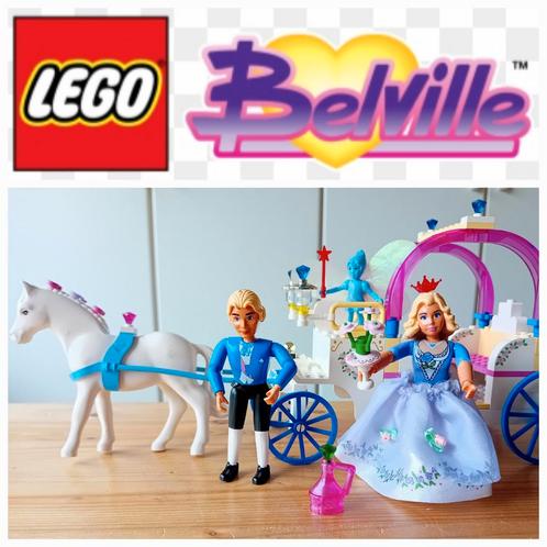 Prachtige Lego  prinsessenkoets 5827met Koninklijke figuren, Kinderen en Baby's, Speelgoed | Actiefiguren, Zo goed als nieuw, Ophalen of Verzenden