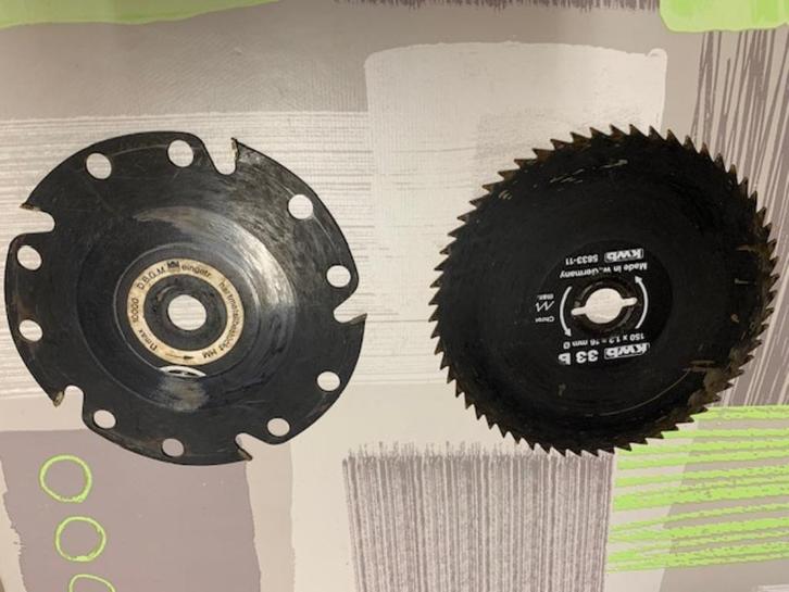 Lot de deux lames de scie circulaire 150 x 1.2 x 16, Doe-het-zelf en Bouw, Gereedschap | Zaagmachines, Gebruikt, Cirkelzaag, Ophalen of Verzenden