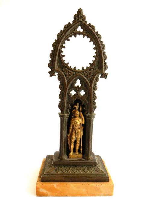 Zeldzame antieke bronzen porte-montre (ca.1840), Antiek en Kunst, Antiek | Gereedschap en Instrumenten, Ophalen of Verzenden