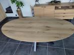 Massief eiken ovaal tafel, Huis en Inrichting, Ophalen, Nieuw, Ovaal