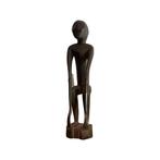 Statue Imposante en Bois Noir - Art Océanien des Philippines, Antiquités & Art, Art | Sculptures & Bois, Enlèvement ou Envoi