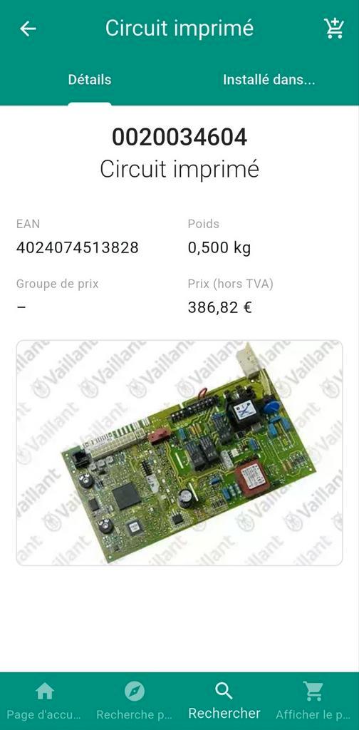Kaart Vaillant atmoMax / turboMAX (100% nieuw), Verzamelen, Overige Verzamelen, Nieuw, Ophalen of Verzenden