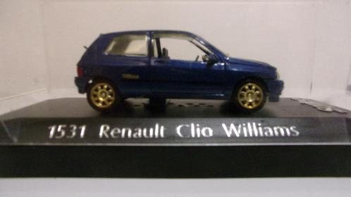 RENAULT CLIO WILLIAMS.1/43 SOLIDO.IMPEC,VITRINE ORIG., Hobby en Vrije tijd, Modelauto's | 1:43, Zo goed als nieuw, Auto, Solido