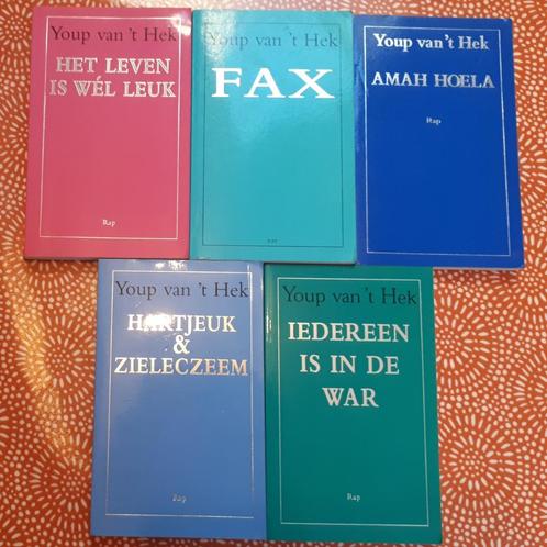 Lot 5 boeken Youp van 't Hek, columns, comedy, cabaretier, Livres, Humour, Utilisé, Autres types, Enlèvement ou Envoi