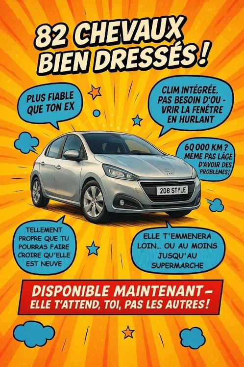 Peugeot 208 1.2 82 pk Style - nikkel uit nikkel!!!, Auto's, Peugeot, Particulier, ABS, Airbags, Airconditioning, Android Auto