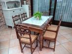 antieke tafel met zes stoelen, Antiek en Kunst, Ophalen