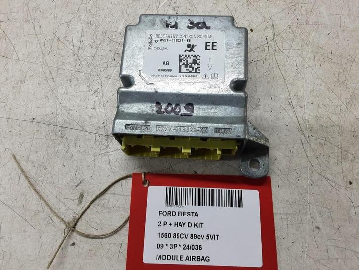 COMPUTER AIRBAG Ford Fiesta 6 (JA8) (8V51-14B321-EE), Auto-onderdelen, Elektronica en Kabels, Ford, Gebruikt