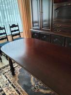 Table à manger et 6 chaises, Maison & Meubles, Comme neuf, Ovale, Teck, 50 à 100 cm