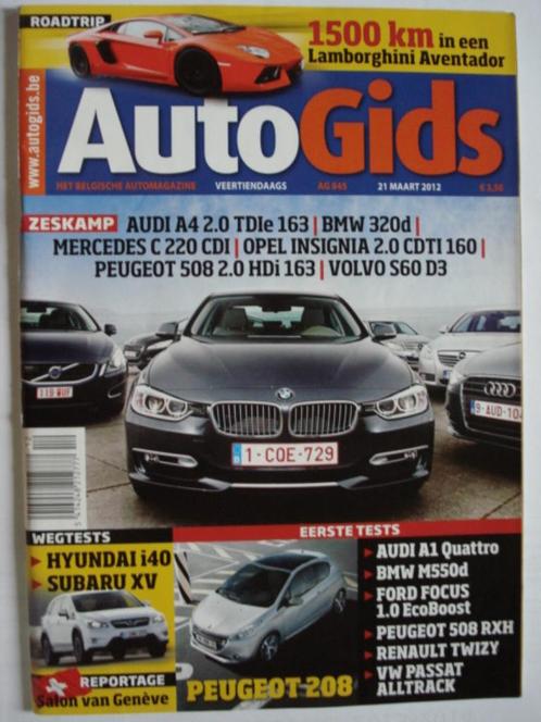 AutoGids 845 Hyundai i40/Subaru XV/Lamborghini Aventador/Twi, Boeken, Auto's | Folders en Tijdschriften, Gelezen, Algemeen, Verzenden