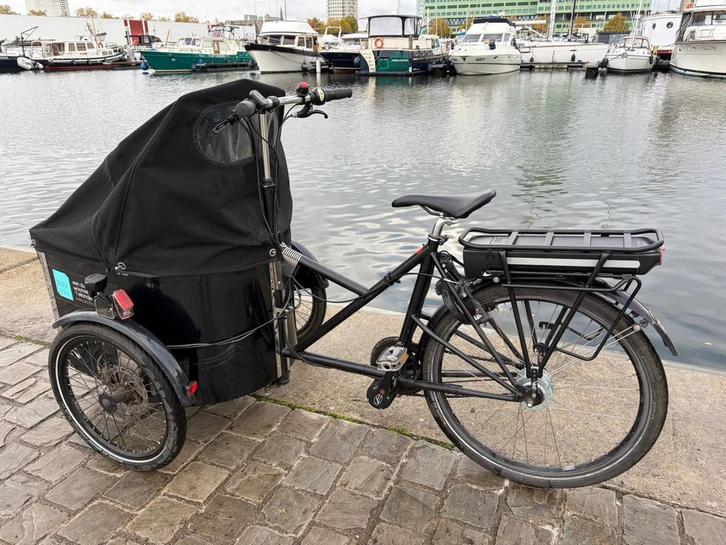 Nihola family elektrische bakfiets BEWO middenmotor, Fietsen en Brommers, Fietsen | Bakfietsen, Zo goed als nieuw, Overige merken