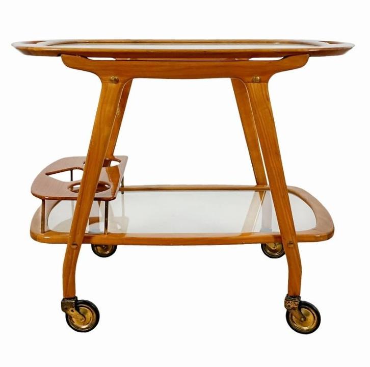 Bartafel, trolley Cesare Lacca circa 1950, Antiquités & Art, Antiquités | Meubles | Tables, Enlèvement