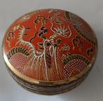 Chinese porseleinen doos (Kutani-yaki), Antiek en Kunst, Ophalen of Verzenden