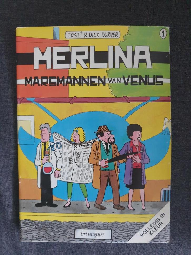 MERLINA 1 MARSMANNEN van VENUS brt uitgave volledig in kleur, Boeken, Humor, Zo goed als nieuw, Overige typen, Ophalen of Verzenden