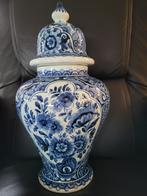 Delft blauwe dekselvaas, Antiek en Kunst, Ophalen