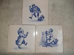 Verschillende siertegels blauw-wit delft stijl, Antiek en Kunst, Ophalen