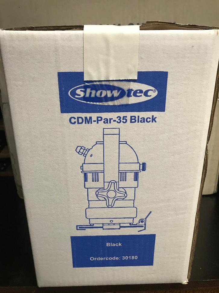 Showtec CDM Par-35 Black, Elektronische apparatuur, Overige elektronische apparatuur, Nieuw, Ophalen
