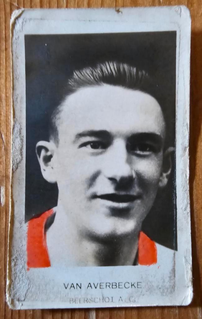 1930s (pre panini) Rik Van Averbecke Beerschot A.C., Hobby en Vrije tijd, Stickers en Plaatjes, Gebruikt, Plaatje, Ophalen of Verzenden