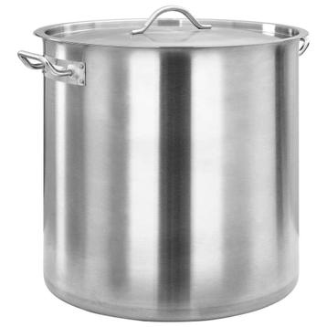 Kookpan 27 liter - Soeppan - Brouwpan - Inox + Deksel -Nieuw