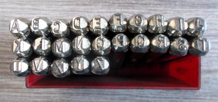 Alphabet à frapper SAM AL-5, Doe-het-zelf en Bouw, Gereedschap | Handgereedschap, Gebruikt, Ophalen of Verzenden