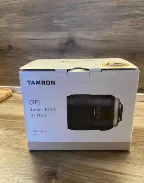 Objectief tamron 35 mm, f 1.4 voor nikon, Audio, Tv en Foto, Foto | Lenzen en Objectieven, Zo goed als nieuw, Ophalen of Verzenden
