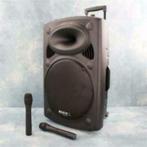 IBIZA SOUND PORT12VHF-BT MOBILE SPEAKER MET 2 DRAADLOZE MICR, Audio, Tv en Foto, Luidsprekerboxen, Ophalen of Verzenden, Nieuw