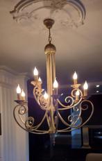 Luster, Huis en Inrichting, Lampen | Kroonluchters, Ophalen, Gebruikt, Metaal, Landelijk