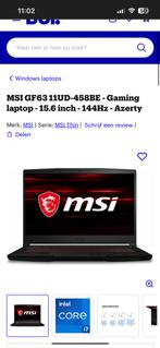 Msi laptop, Computers en Software, Windows Laptops, Ophalen