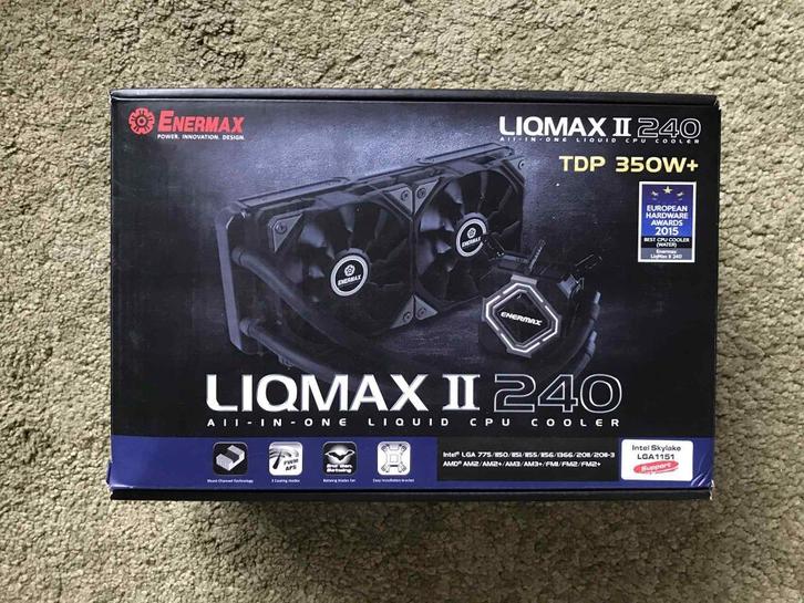 ENERMAX LIQMAX II 240mm AIO cooler, Computers en Software, Computerkoelers, Zo goed als nieuw, Waterkoeling, Ophalen of Verzenden