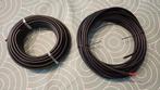 2 x 9 meter speakerkabel 2.5mm² in platte zwarte mantel nieu, Ophalen of Verzenden, Nieuw, 5 tot 10 meter, Luidsprekerkabel