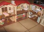 Sylvanian Families huis + figuurtjes, Kinderen en Baby's, Ophalen, Gebruikt, Poppenhuis
