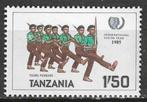 Tanzania 1986 - Yvert 266P - Jaar van de Jeugd (PF), Timbres & Monnaies, Timbres | Afrique, Envoi, Tanzanie, Non oblitéré